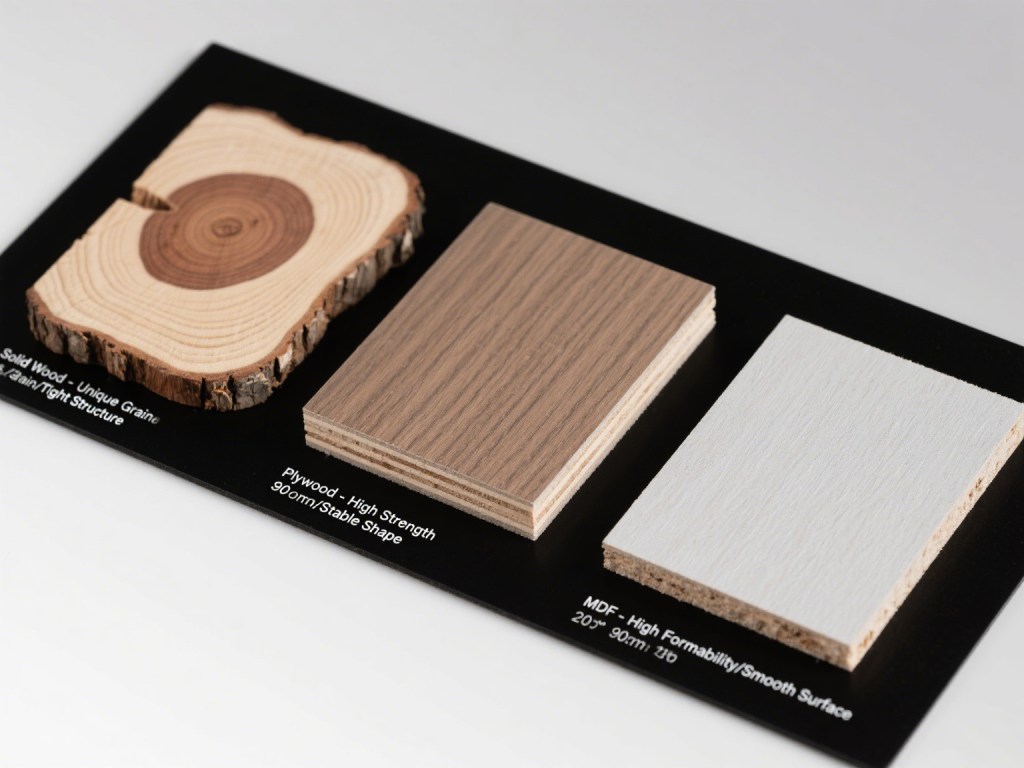 Kitchen cabinet material options – solid wood vs. plywood vs. MDF