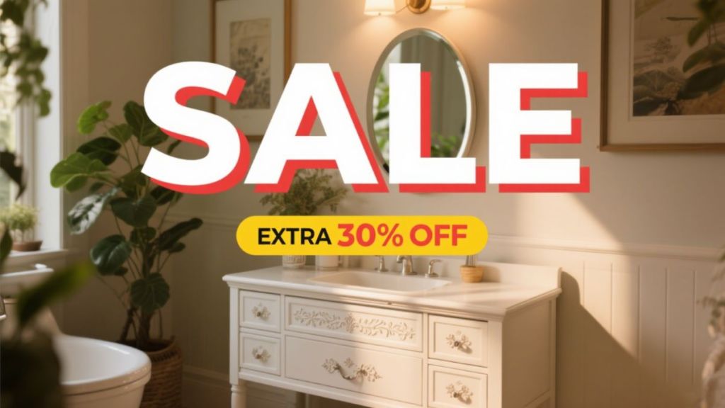 cheap bathroom vanity sale