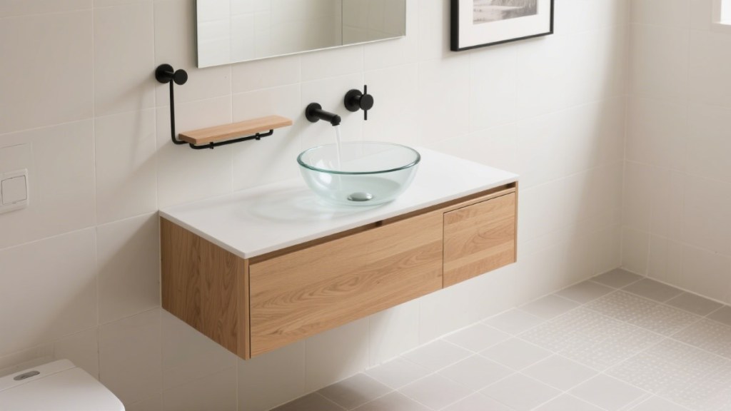 floating vanity no plumbing